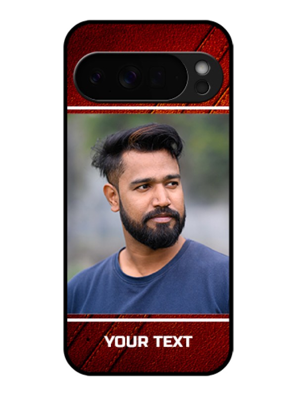 Custom Google Pixel 10 Pro Xl 5G Custom Glass Phone Case - Leather Phone Case Design