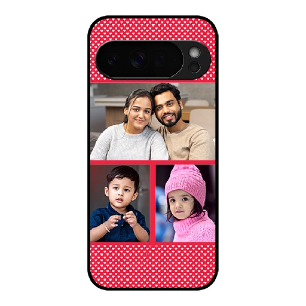 Google Pixel 10 Pro Xl 5G Custom Glass Phone Case - Bulk Photo Upload Design