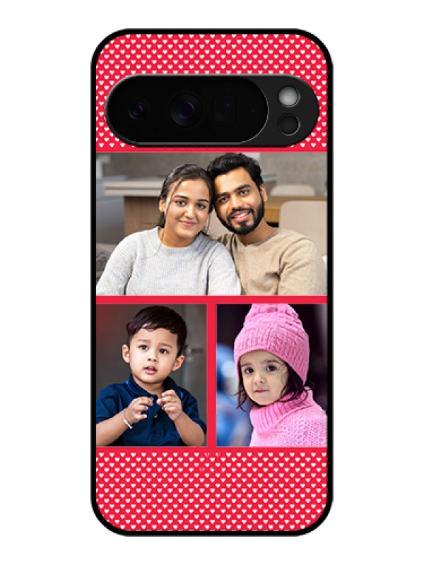 Custom Google Pixel 10 Pro Xl 5G Custom Glass Phone Case - Bulk Photo Upload Design