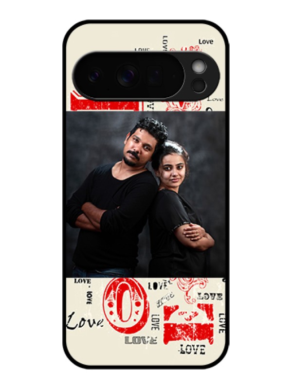 Custom Google Pixel 10 Pro Xl 5G Custom Glass Phone Case - Trendy Love Design Case