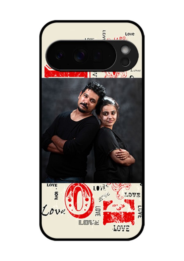 Google Pixel 10 Pro Xl 5G Custom Glass Phone Case - Trendy Love Design Case