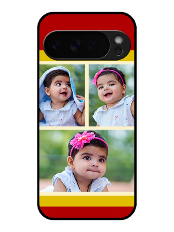 Custom Google Pixel 10 Pro Xl 5G Custom Glass Phone Case - Multiple Pic Upload Design