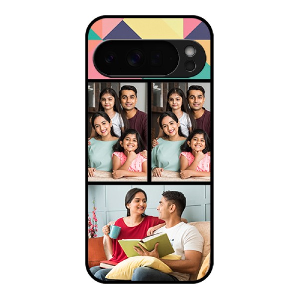 Google Pixel 10 Pro Xl 5G Custom Glass Phone Case - Bulk Pic Upload Design