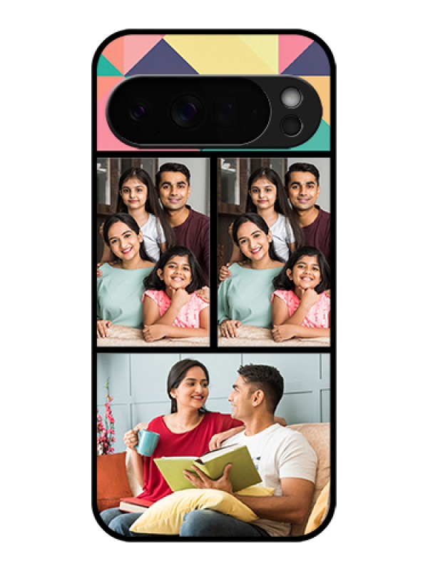 Custom Google Pixel 10 Pro Xl 5G Custom Glass Phone Case - Bulk Pic Upload Design