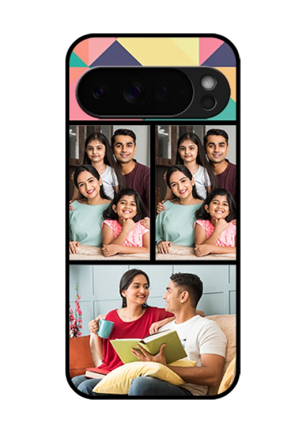 Google Pixel 10 Pro Xl 5G Custom Glass Phone Case - Bulk Pic Upload Design