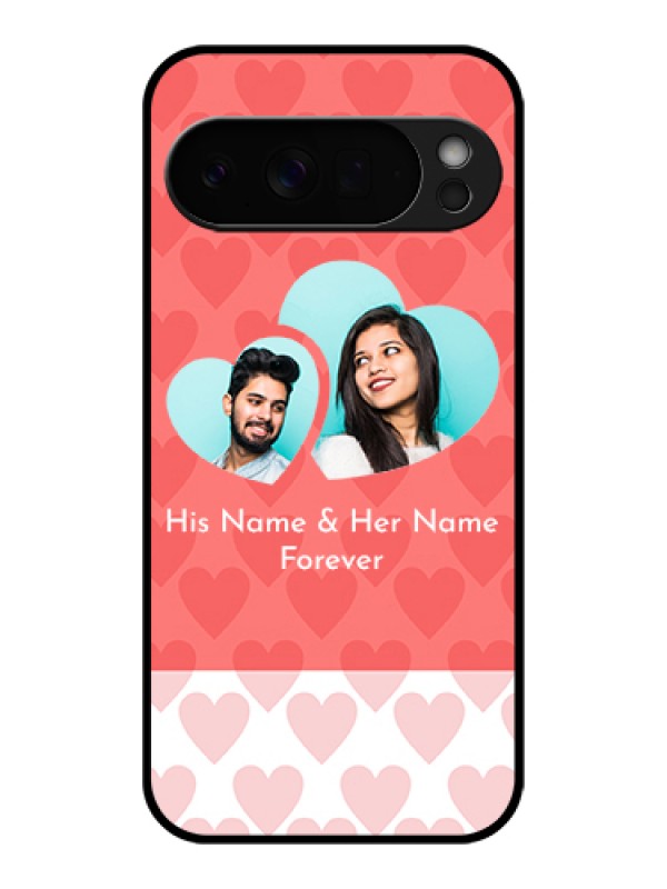 Custom Google Pixel 10 Pro Xl 5G Custom Glass Phone Case - Couple Pic Upload Design