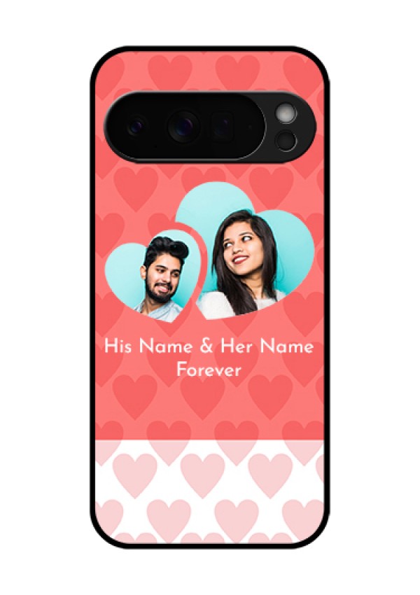 Google Pixel 10 Pro Xl 5G Custom Glass Phone Case - Couple Pic Upload Design