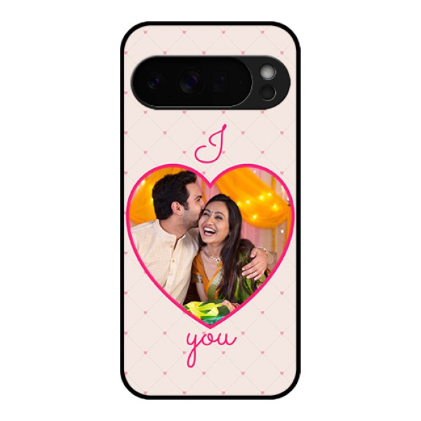 Google Pixel 10 Pro Xl 5G Custom Glass Phone Case - Heart Shape Design