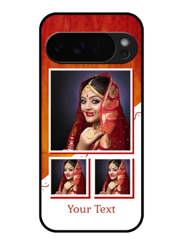 Custom Google Pixel 10 Pro Xl 5G Custom Glass Phone Case - Wedding Memories Design