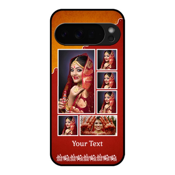 Google Pixel 10 Pro Xl 5G Custom Glass Phone Case - Wedding Pic Upload Design