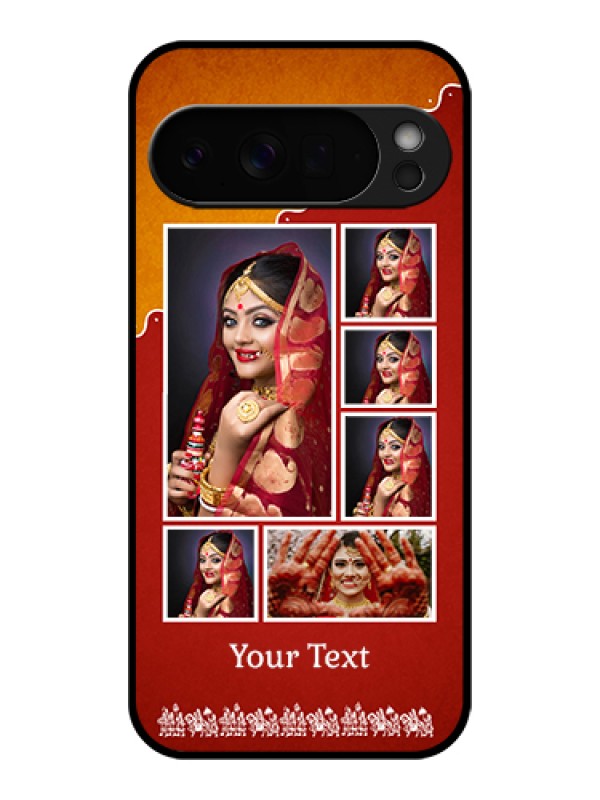 Custom Google Pixel 10 Pro Xl 5G Custom Glass Phone Case - Wedding Pic Upload Design