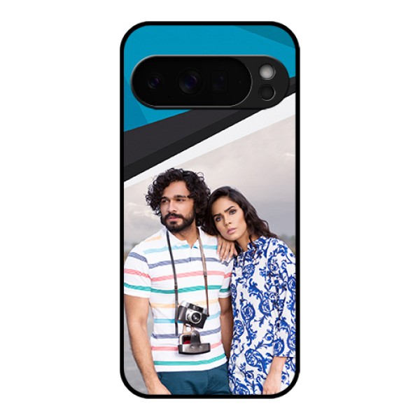 Google Pixel 10 Pro Xl 5G Custom Glass Phone Case - Simple Pattern Photo Upload Design