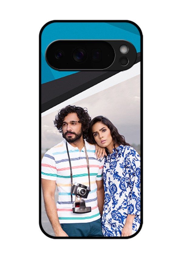 Google Pixel 10 Pro Xl 5G Custom Glass Phone Case - Simple Pattern Photo Upload Design