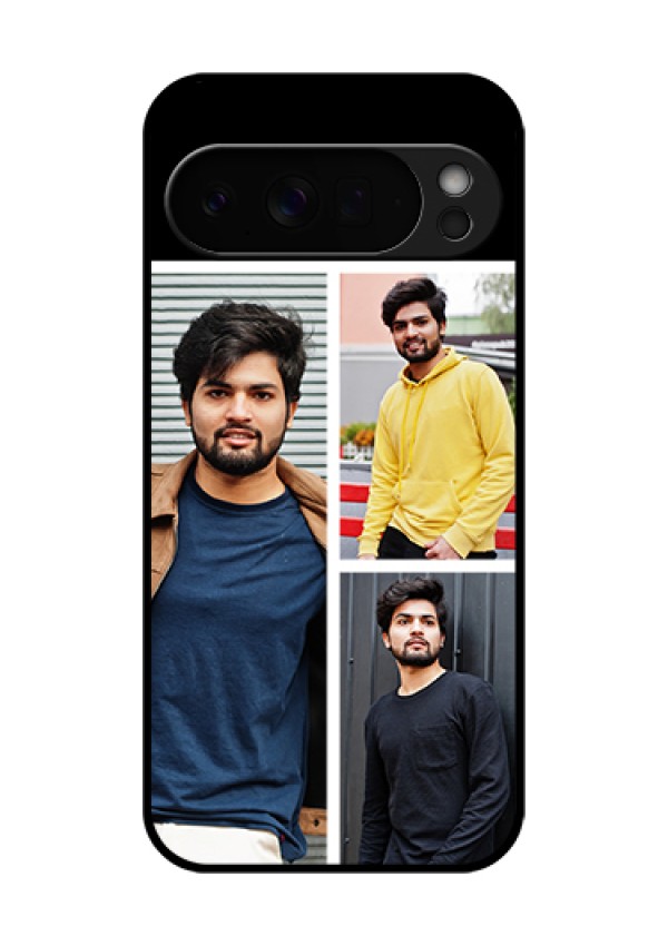 Google Pixel 10 Pro Xl 5G Custom Glass Phone Case - Upload Multiple Picture Design