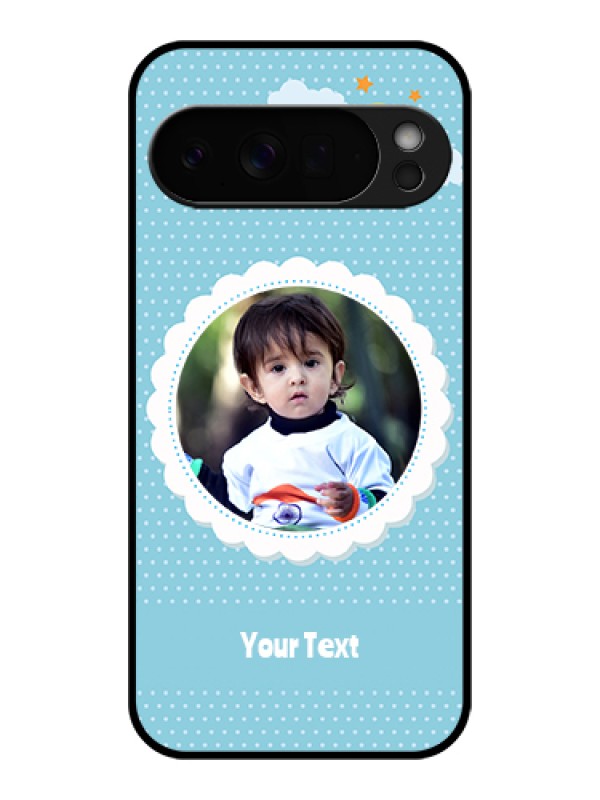 Custom Google Pixel 10 Pro Xl 5G Custom Glass Phone Case - Violet Pattern Design