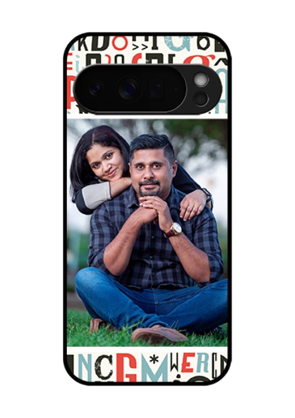 Google Pixel 10 Pro Xl 5G Custom Glass Phone Case - Alphabet Design