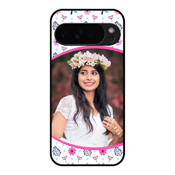 Google Pixel 10 Pro Xl 5G Custom Glass Phone Case - Colorful Flower Design