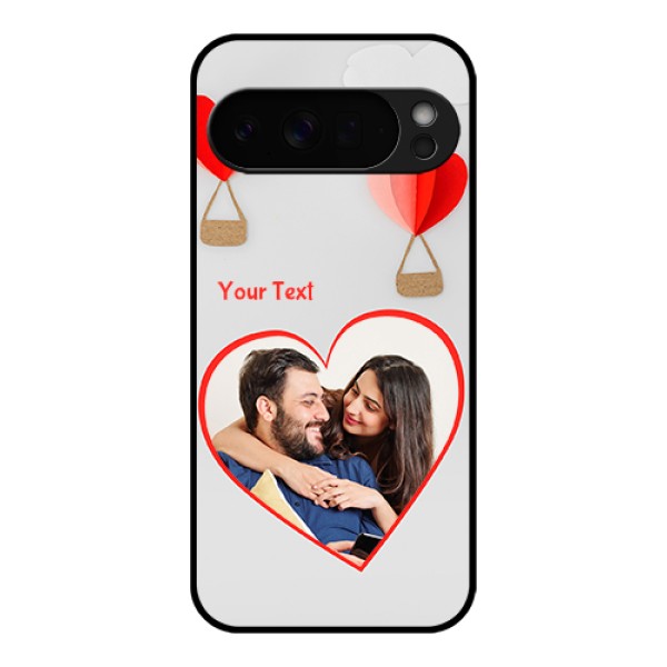 Google Pixel 10 Pro Xl 5G Custom Glass Phone Case - Parachute Love Design