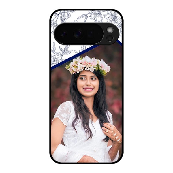 Google Pixel 10 Pro Xl 5G Custom Glass Phone Case - Classy Floral Design