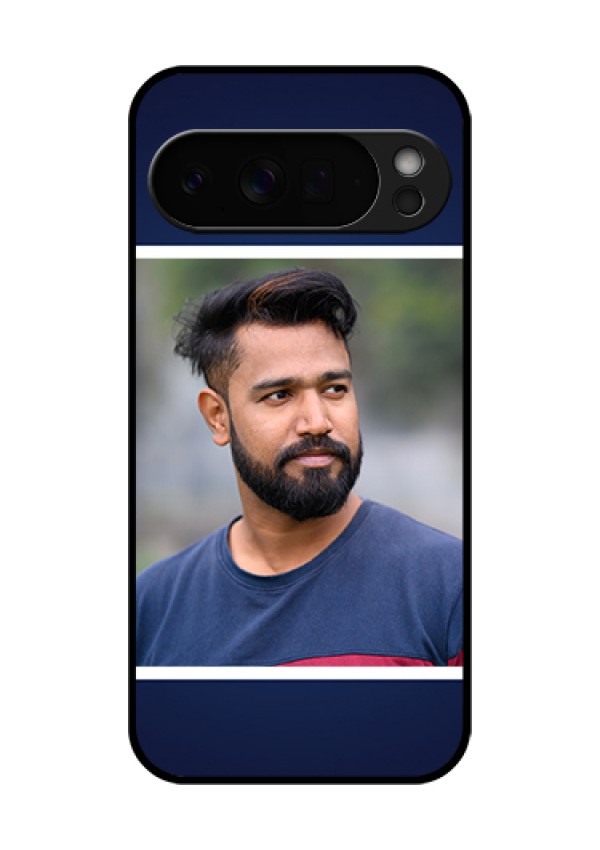 Google Pixel 10 Pro Xl 5G Custom Glass Phone Case - Simple Royal Blue Design