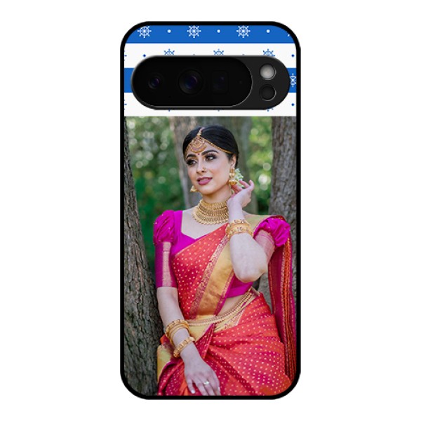 Google Pixel 10 Pro Xl 5G Custom Glass Phone Case - Snow Pattern Design