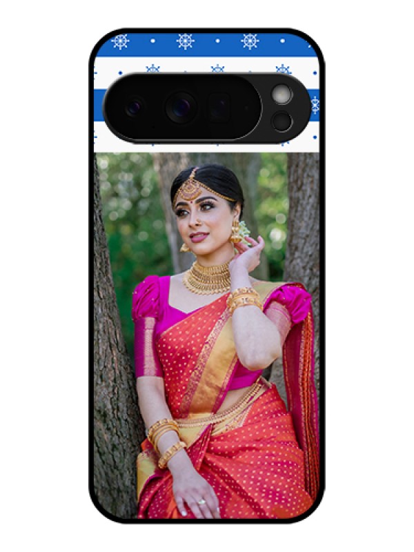 Custom Google Pixel 10 Pro Xl 5G Custom Glass Phone Case - Snow Pattern Design