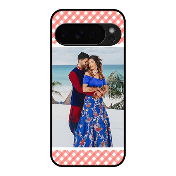 Google Pixel 10 Pro Xl 5G Custom Glass Phone Case - Pink Pattern Design