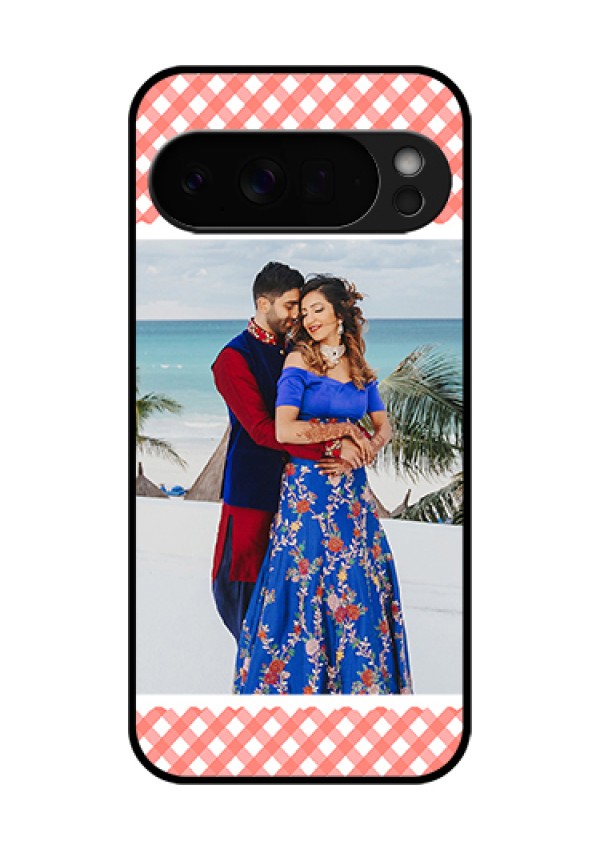 Google Pixel 10 Pro Xl 5G Custom Glass Phone Case - Pink Pattern Design