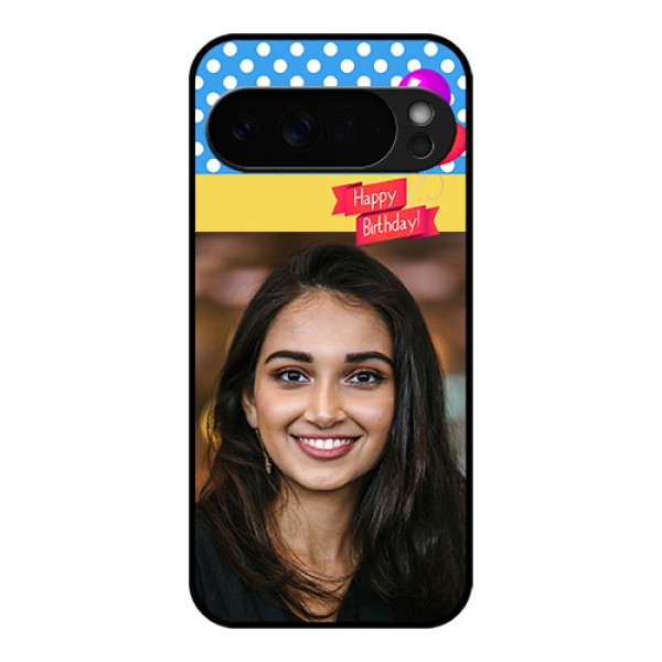 Google Pixel 10 Pro Xl 5G Custom Glass Phone Case - Happy Birthday Design