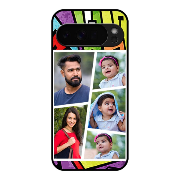 Google Pixel 10 Pro Xl 5G Custom Glass Phone Case - Graffiti Pattern Design