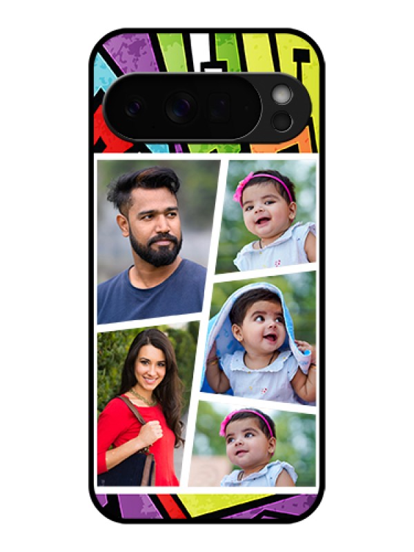 Custom Google Pixel 10 Pro Xl 5G Custom Glass Phone Case - Graffiti Pattern Design