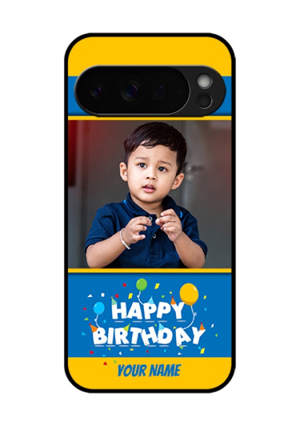 Google Pixel 10 Pro Xl 5G Custom Glass Phone Case - Birthday Wishes Design