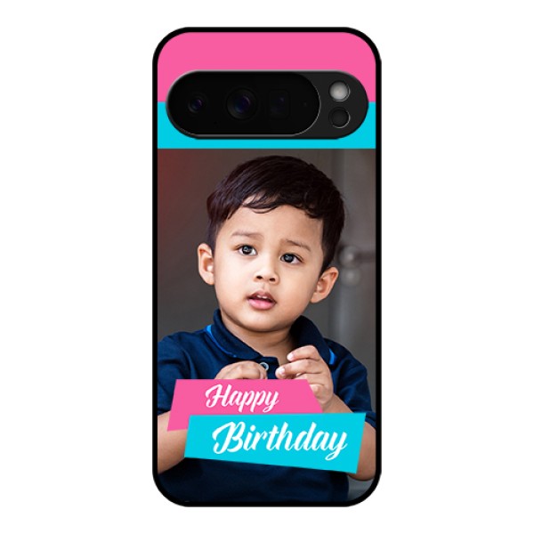 Google Pixel 10 Pro Xl 5G Custom Glass Phone Case - Image Holder With 2 Color Design