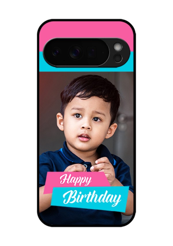 Google Pixel 10 Pro Xl 5G Custom Glass Phone Case - Image Holder With 2 Color Design