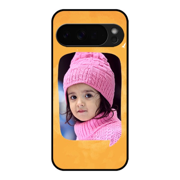 Google Pixel 10 Pro Xl 5G Custom Glass Phone Case - Water Color Design With Bird Icons
