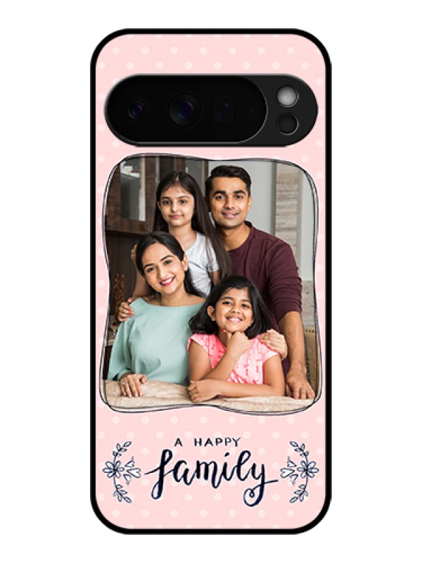 Custom Google Pixel 10 Pro Xl 5G Custom Glass Phone Case - Family With Dots Design