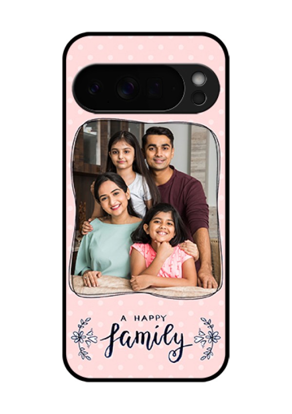 Google Pixel 10 Pro Xl 5G Custom Glass Phone Case - Family With Dots Design