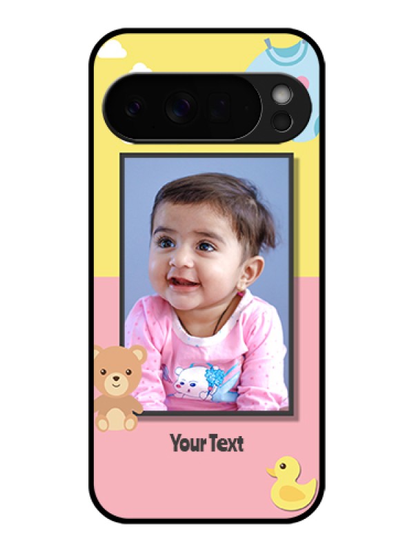 Custom Google Pixel 10 Pro Xl 5G Custom Glass Phone Case - Kids 2 Color Design