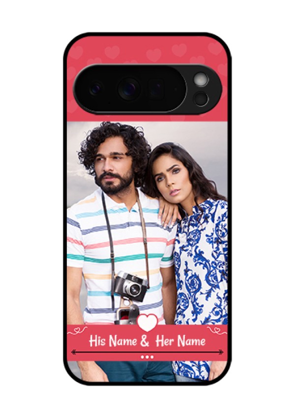 Google Pixel 10 Pro Xl 5G Custom Glass Phone Case - Simple Love Design