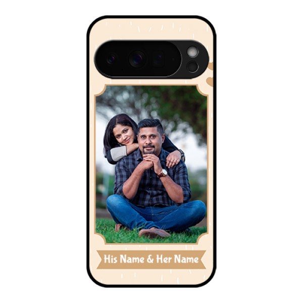 Google Pixel 10 Pro Xl 5G Custom Glass Phone Case - With Confetti Love Design