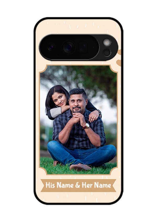 Google Pixel 10 Pro Xl 5G Custom Glass Phone Case - With Confetti Love Design
