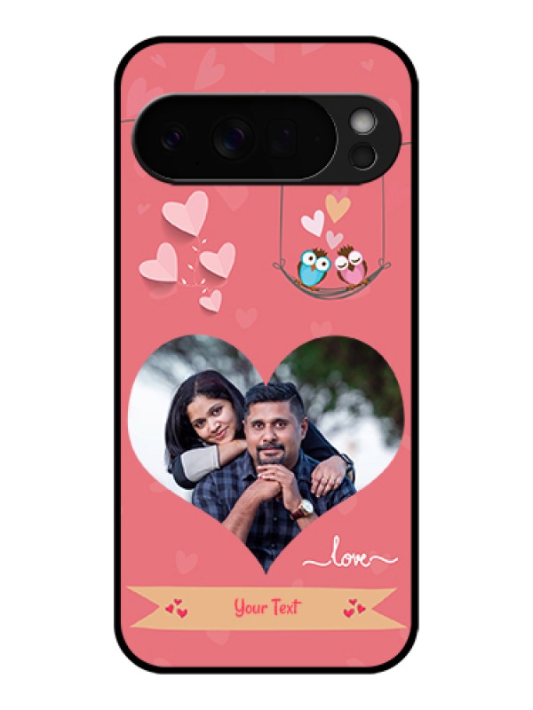 Custom Google Pixel 10 Pro Xl 5G Custom Glass Phone Case - Peach Color Love Design