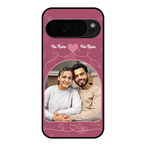 Google Pixel 10 Pro Xl 5G Custom Glass Phone Case - Love Floral Design
