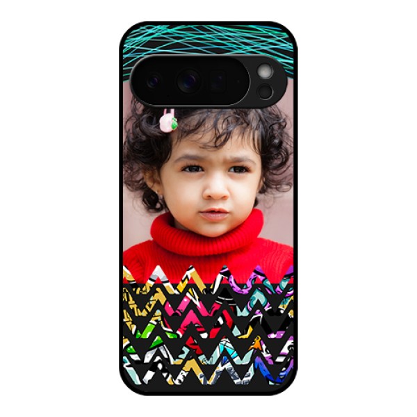 Google Pixel 10 Pro Xl 5G Custom Glass Phone Case - Neon Abstract Design