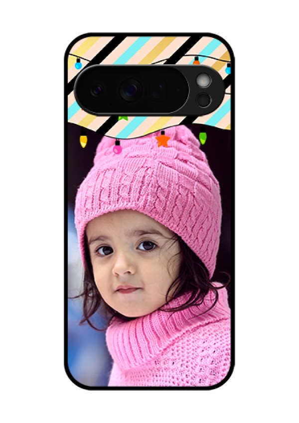 Google Pixel 10 Pro Xl 5G Custom Glass Phone Case - Lights Hanging Design