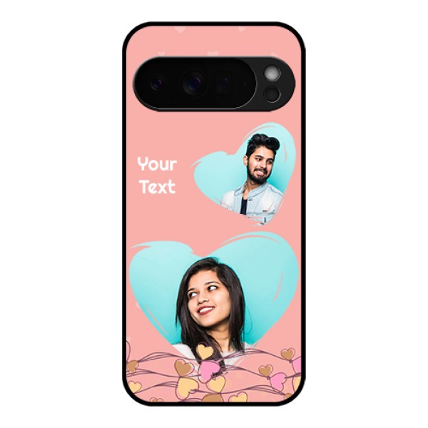 Google Pixel 10 Pro Xl 5G Custom Glass Phone Case - Love Doodle Design