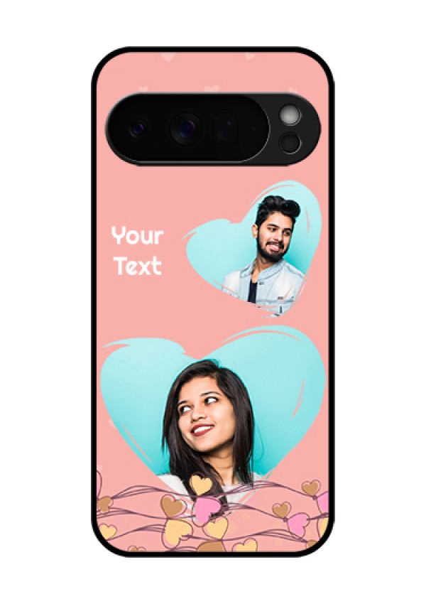 Google Pixel 10 Pro Xl 5G Custom Glass Phone Case - Love Doodle Design