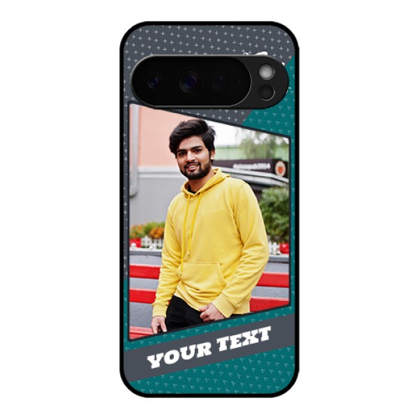 Google Pixel 10 Pro Xl 5G Custom Glass Phone Case - Background Pattern Design With Quote