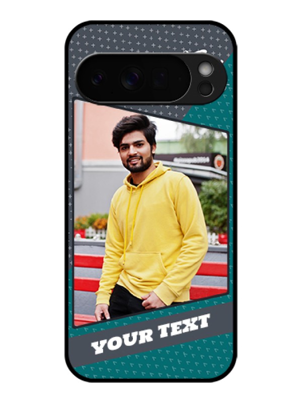 Custom Google Pixel 10 Pro Xl 5G Custom Glass Phone Case - Background Pattern Design With Quote