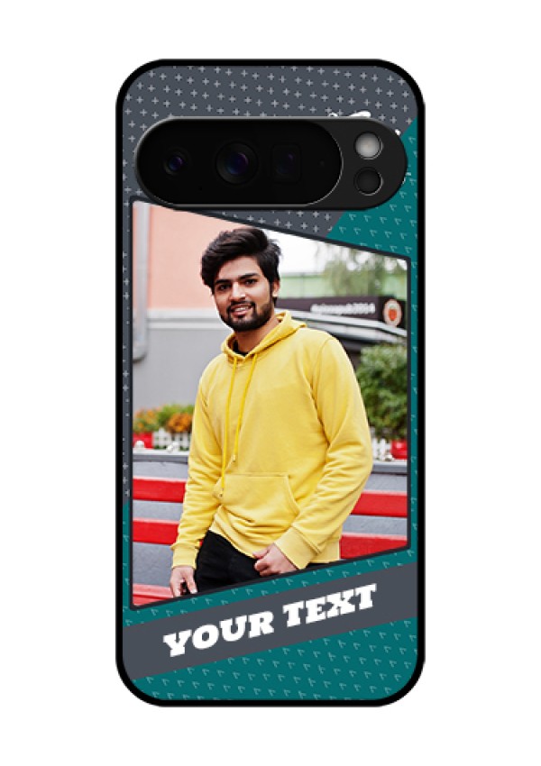 Google Pixel 10 Pro Xl 5G Custom Glass Phone Case - Background Pattern Design With Quote